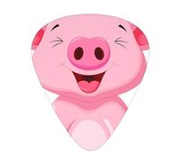 Little Pink Pig - Set di 12 plettri per ukulele basso