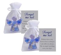 Little Pocket Christmas Hug with Card,Little Pocket Christmas Hug,Mini Santa Claus Ornaments, Mini Charm Ornaments Emotional Support Inspirational Gift for Friends, Family (2PCS-Angel)
