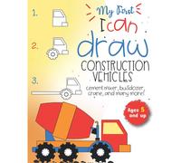 Little Press My First I can draw construction vehicles cement mixer, (Tascabile)