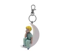 LITTLE PRINCE SITTING ON THE MOON KCHAIN PORTACHIAVI PLASTOY