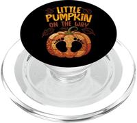 Little Pumpkin On The Way - Design premaman autunnale PopSockets PopGrip per MagSafe