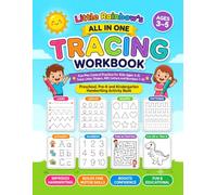 Little Rainbow's My First Tracing Workbook Trace Lines, ABC Letters and Numbers Activity Book: Fun Pen Control Practice for Kids Ages 3-5: Trace ... and Kindergarten Handwriting Activity Book