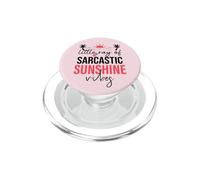 Little Ray of Sarcastic Sunshine Hello Summer Vibes Vacation PopSockets PopGrip per MagSafe