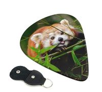 Little Red Panda Plettri per chitarra con stampa 6 plettri per chitarra elettrica acustica per basso chitarra elettrica chitarra acustica ukulele sottile medio spessore set 0,71 mm