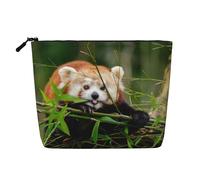 Little Red Panda - Trousse per cosmetici, da viaggio, adatta per viaggi di lavoro e uso quotidiano.