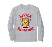 Little Rigatoni Italian Food Pasta Lover Vibes Maglia a Manica
