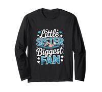 Little Sister Biggest Fan Nuoto Maglia a Manica