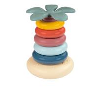 Little Smoby - Piramide a dondolo - 5 anelli impilabili - Gioco a dondolo - Imparare i colori e la coordinazione delle mani - Dai 12 mesi - Prodotto in Francia