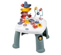 Little Smoby - Tavolo attività - Numerose funzioni meccaniche - 4 forme, 1 palla, 1 ippopotamo - Sviluppa la motricità - Dai 12 mesi - Prodotto in Francia