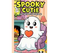 Little Spooky: Coloring Book for Adults and Teens Featuring Cute Creepy Creatures in Cozy Hygge Moments for Relaxation.