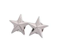 Little Star Distintivo a cinque punte Collare Distintivo Spille Borsa Cappello Hijab Camicia Spilla Accessori Risvolto Per Donne Uomini Spilla Collare Fibbia Spalla, E, come descritto