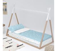 Little star Saco nórdico 105x200 cm (Cama 105) Sin relleno Azul