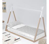 Little star Saco nórdico 105x200 cm (Cama 105) Sin relleno Gris