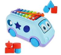 Little Star Xilofono a Forma di Scuolabus con Forme