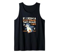 Little Strange Penguin Cute And Funny Tee Canotta