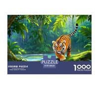 Little Tiger 1000 Pieces Jigsaw Puzzles For Adults Educational Games Stress Relieving Entertainment Exercise The Memory of The Brain for Adults And Kids, Age 12 Years Up 38x26cm/1000pcs