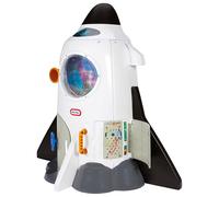 Little Tikes Adventure Rocket; Include un Sedile, Strumenti per lo Spazio, Telescopio, Sportello di Uscita e Accessori Divertenti; Con Luci e Suoni Realistici; Sono Richieste le Batterie; Età: 2+