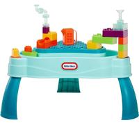Little Tikes Build & Splash Water Table Con 25 Accessori - Gioco Per Uso Interno Ed Esterno - Tavolo Da Gioco Con Gambe Rimovibili ‘Cresci Con Me’ - Età 1 - 6 Anni
