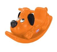 Little Tikes Cavallo a dondolo, gioco attivo per bambini, manici con impugnatura e sella stabile per sicurezza, costruzione robusta, cane, arancione