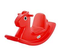Little Tikes - Cavallo a Dondolo Gioco Attivo per Bambini, Maniglie Facili da Afferrare e Sedile Stabile, Sicuro, Struttura Resistente, Rosso