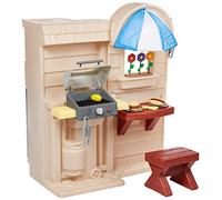 Little Tikes Cook 'n Grill Cucina per Bambini - Gioco interattivo con suoni e utensili da cucina - Include 26 accessori - Giocattolo sensoriale per giochi creativi - Per bambini da 3 a 6 anni