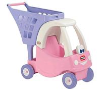 little tikes Cozy Carrello della Spesa - Giocattolo per Bambini - per Far Finta di Andare a Fare la Spesa - Rosa/Viola