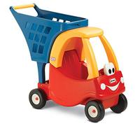 Little Tikes Cozy Carrello Della Spesa, Giocattolo per Bambini, per Far Finta di Andare a Fare la Spesa, Rosso/Giallo