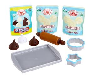 Little tikes Creative Chefs Cookie Kit con Speciale Sabbia Make-It! Mix, 11 Accessori, Set da Pasticciere Realistico per Il Gioco di Finzione, età 3+