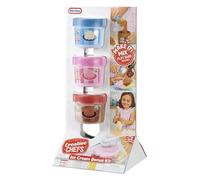 Little Tikes Creative Chefs Ice Cream Kit - Cremeria con Ingredienti Realistici, per Bambini - Età 3+ - NON COMMESTIBILE