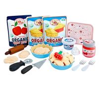 Little Tikes Creative Chefs Pie Kit - Con Sabbia da Gioco Make-It Mix, 22 Accessori, Gioco Realistico di Finzione per Realizzare Torte, NON COMMESTIBILE, Età 3+
