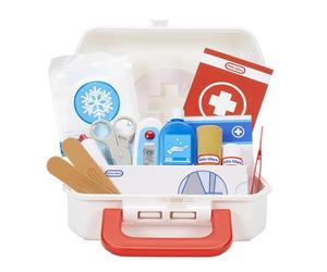Little Tikes First Aid Kit - Realistic Doctor Role Playing Set - Ages 3+ Years - Play and Learn - Interactive Toy for Kids - Includes Mask, Sling, Booklet, Accessories and More
