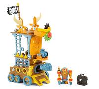 little tikes Kingdom Builders - Rullo Wreckin con Capitano Bashers Capitano Cannonblast, con Oltre 25 rulli, tra Cui Balcone cadente, Pugno di Ferro, Cannone e Molti Altri, per Bambini dai 3 Anni in