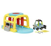 Little Tikes Let's Go Cozy Coupe - Autolavaggio con veicolo Push and Play - Include camion Go Green, set da gioco, attrezzi da giardino e carro - Adatto per bambini dai 3 anni