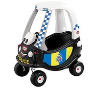 Little Tikes Macchina della Polizia Cozy Coupe, Gioco Cavalcabile con Clacson che Funziona Davvero, Interruttore di Accensione a Scatto & Tappo del Serbatoio