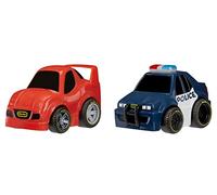 Little Tikes My First Cars Crazy Fast Cars - HIGH-SPEED PURSUIT Pack di 2 - Veicoli di polizia giocattolo - Viaggia fino a 15 m - Design realistico - Sviluppa la fantasia - Età: dai 2 anni in su