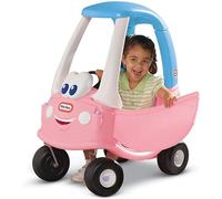 Little Tikes - Principessa Cozy Coupe Gioco Cavalcabile con Clacson che Funziona Davvero, Interruttore di Accensione a Scatto e Tappo del Serbatoio