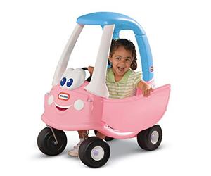 Little Tikes - Principessa Cozy Coupe Gioco Cavalcabile con Clacson che Funziona Davvero, Interruttore di Accensione a Scatto e Tappo del Serbatoio