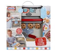 little tikes Retro ‘50s Inspired Oven, Forno Realistico per Bambini, Cucina Giocattolo con 11 Accessori per Cucinare E Suoni Realistici, età 2+