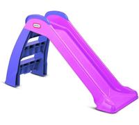 Little Tikes Scivolo - Per interni o esterni, Giocattolo da giardino e attività all'aperto per bambini, resistente, stabile, sicuro, Età dai 18 mesi in su, Rosa e Viola
