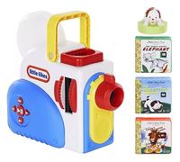 Little Tikes Story Dream Machine Starter Set, Storytime, libri, Little Golden Book, riproduzione audio, personaggio di The Poky Little Cucciolo, luce notturna, regalo giocattolo per bambini e bambine