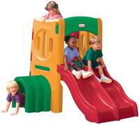 Little Tikes Struttura da Scalare con Tunnel e Doppio Scivolo, Arrampicati, Gattona & Scivola, Il Gioco Attivo Promuove l’Attività Motoria, Da Utilizzare in Casa o in Giardino