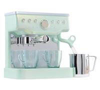 Little Tikes Sweet Spaces Macchina per caffè espresso - Azzurro-verde - Macchina da caffè giocattolo con tazzine e accessori, attività ispirate al mondo del caffè per bambini/e dai 3 anni in su