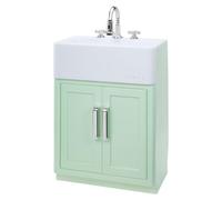 Little Tikes Sweet Spaces Modular Kitchen Lavello - Azzurro-verde - Lavello giocattolo con rubinetto funzionante e mobiletto portaoggetti, giochi d'acqua per bambini/e dai 3 anni in su