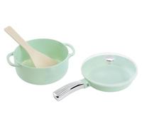 Little Tikes Sweet Spaces Set di pentole e padelle - Azzurro-verde - Set di gioco con pentola, padella e accessori, attività ispirate al mondo della cucina per bambini/e dai 3 anni in su