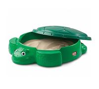 Little Tikes Tartaruga - Sabbiera per giardino sicura e portatile, funge anche da scatola per stocccaggio per esterni. Stimola la creatività. Giocattolo da giardino perfetto dai 12 mesi in su.