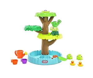 Little Tikes Tavolo da gioco per bambini con fiore magico, giocattolo da giardino per esterni, sicuro, durevole e portatile, tavolo da gioco per attività in giardino, incoraggia il gioco creativo, per