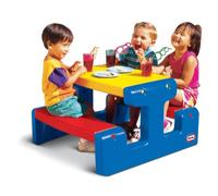 Little Tikes tavolo da picnic per bambini con sedute, blu