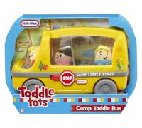 Little Tikes Toddle Tots Camp Toddle Bus - Set da Gioco Che Include Bus e 3 Personaggi per Il Gioco di finzione, Giocattolo e Regalo per Bambini e Bambine. età 1-5 Anni