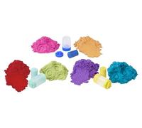 Wonder Factory Never Dry Sand and Dough Set - Non si Asciuga mai, senza Glutine, Ottimo Profumo, Impasto da Gioco con Timbri e Stampini, Giocattolo Creativo. Età 3+