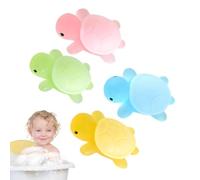 Little Turtle Handmad - Sapone all'olio essenziale per bambini, con ingredienti naturali, 4 pezzi a di, sapone creativo e, bagnoschiuma delicato naturale per ragazzi e ragazze,